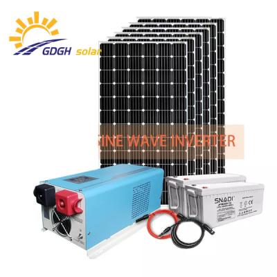 China Factory Original Home Power Off Grid Panel 5kw Solar Photovoltaic Inverter System for sale