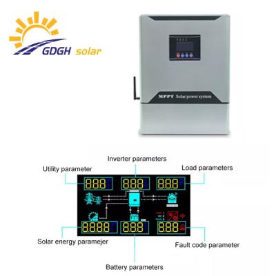 China 535*435*172 Solar Energy System 1500w Lead Acid Battery Inverter Conservation for sale