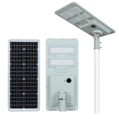 China ROAD Wholesale LED Street Light 50w Integrated Solar Street Light All-in-one for sale