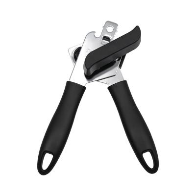 China 430 Stainless Steel Soft Plastic Viable Multifunctional Manual Can Opener Handles and Bottle Opener for sale