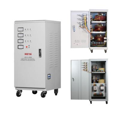 China SVC-3 TNS Voltage Stabilizer AVR SVC TNS 6K 9K 15K 20K 30K 45K 60K 90K 100KVA Three Phase Copper Coil Servo Stabilizers for sale