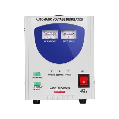 China SVC svc 500va-10kva single phase 220v servo automatic voltage stabilizer for sale