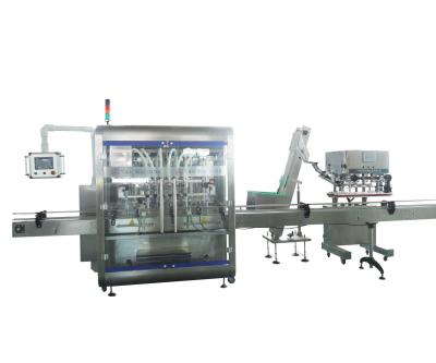 China Beverage Automatic Six Heads Automatic Liquid Filling Machine Prices , Automatic Liquid Filling Machine for sale