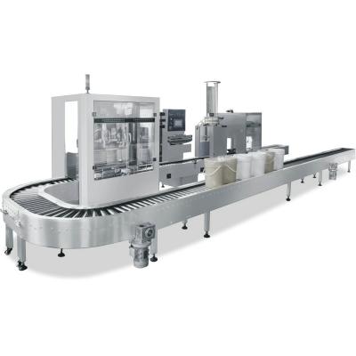 China Automatic Beverage Sunflower Oil Bottle Weighing Filling Capping Machine for sale