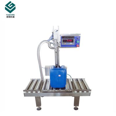 China Semi Automatic Beverage Coolant Printing Weighing Filling Machine for sale