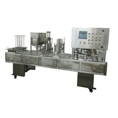 China Food Ali Baba Trade Assurance Date Printing Automatic Plastic Cup Filling And Sealing Machine for sale