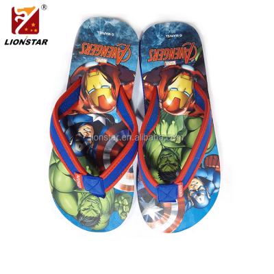 China Flip Flops Boy Cartoon Beach Flops New Design Eva Sandal for sale