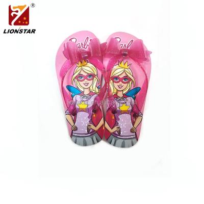 China Flip Flops Kid Girl Cartoon Eva Pvc Strap Plastic Slipper for sale