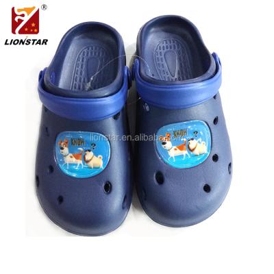 China Plastic Eva Blue Sandal Clog Shoe For Young Boy for sale