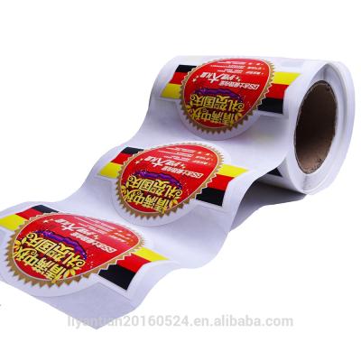 China Waterproof Any Shape Die Cutting PP Vinyl Promotional Packaging Labels Customized Stickers Rolls for sale