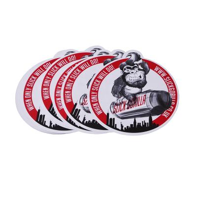 China Custom Self Adhesive Waterproof Printing Cartoon Waterproof UV Resistant Laptop Die Cut Car Vinyl Anime Stickers for sale