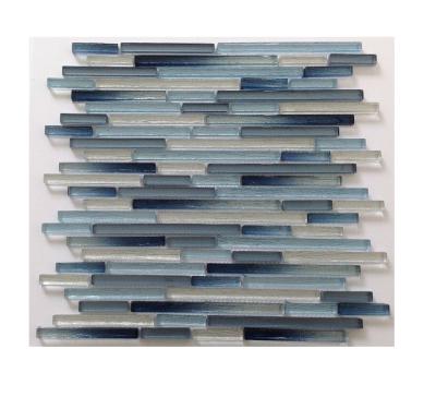 China Hot Sale Glass Diamond Mosaic Tile For Kitchen Flooring And Bathroom for sale