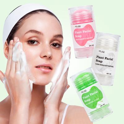 China Private Label Natural Organic Beauty Whitening Control Oil Deep Pore Clean Plant Facial Soap for sale