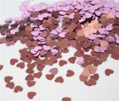 China Pink Tiny heart Glitter Confetti Sprinkle wedding party table decorations favor decorations for sale