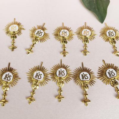 China My First Holy Communion Souvenirs Box decoration My Baptism Chalice IHS Symbol Charm Table Centerpiece Decorations for sale