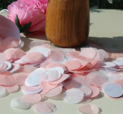 China Blush Pink Blush Pink Wedding decorations Tissue Paper Confetti Throw Rose Gold biodegradable Eco Friendly for sale