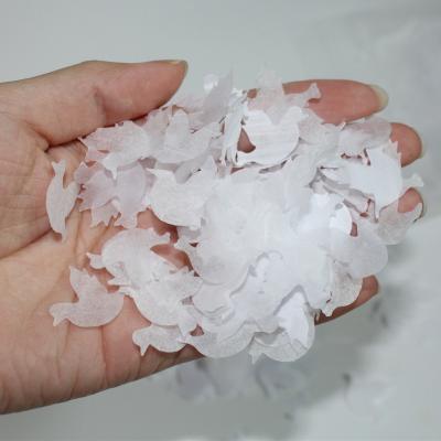 China Wedding decorations Dove confetti marriage party White biodegradable Throwing paper Confetti Gifts decorations for sale