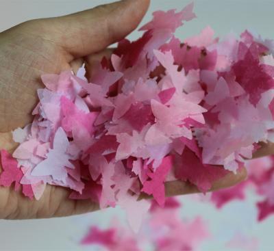 China Butterfly bio degradable tissue paper confetti Wedding Throwing paper Confetti Gifts decorations for sale