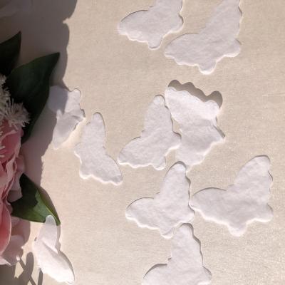 China White Butterfly Biodegradable tissue paper confetti Wedding Throwing Confetti Blush Pink Peach Gold Bulk Flameproof Confettis for sale