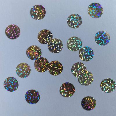 China Christmas decorations Iridescent Confetti Wedding Birthday gifts Throwing Circle Heart Confetti for sale