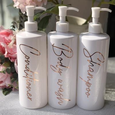 China A4 letter decal stickers for Personalised Mrs Hinch Household Cleaning Spray Shampoo Bottle Sticker Cutting vinyl decal for sale