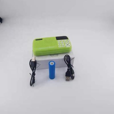 China PORTABLE handheld radio is small and easy to carry, and supports USB 1800mah lithium ion battery for sale