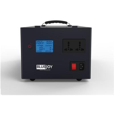 China Joy China Manufacturer 3KW LiFePO4 Family AC Lithium Blue Lon Battery Bank With Portable Solar System for sale