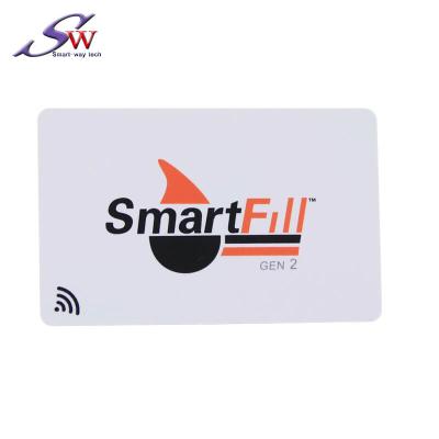 China PVC Smart Chip White Blank NFC F08 1k RFID Contactless Card Waterproof/Waterproof Custom Logo for sale