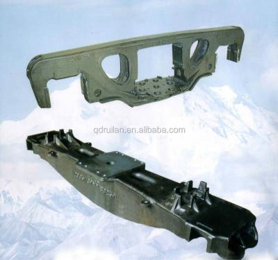 China Heavy Machinery Bogie Rail Bolster and Side Frame Parts for sale