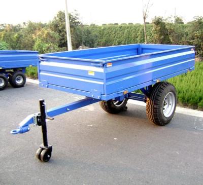 China Industrial Sized Small Wheel Farm Trailer With CE Approved for sale