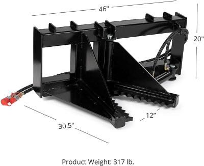 China Heavy Duty Excavator Skid Steer Attachment Shaft Puller With Hydraulic Cylinder And Hose for sale