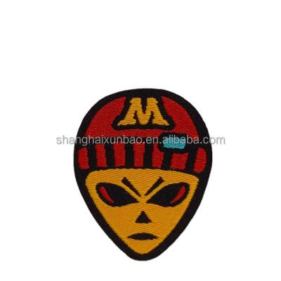 China Viable Shape Embroidered Cartoon Cloth Sticker Badge Clothing Accessories Decorative Sticker for sale