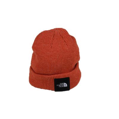 China 2022 New Style COMMON Color Fashionable Short Unisex Outdoor Recycling Ski Sheer Cuff Knitted Hat for sale