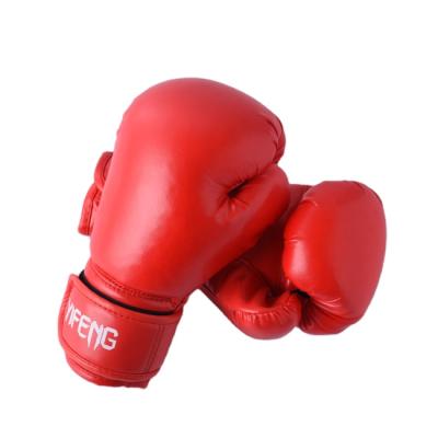 China Boxing And Taekwondo Custom Design Thai Logo Pu Lether Boxing Gloves Muay Kick For Muttahida Majlis-e-Amal Adult Training Boxing Gloves for sale