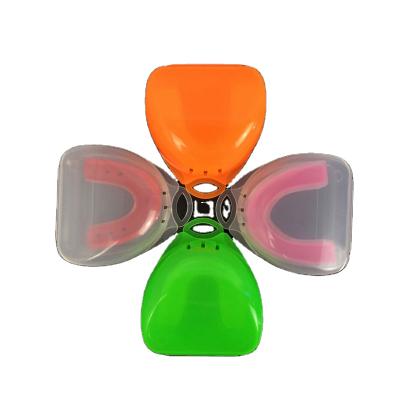 China Gym Exercise Boxing Training Sports Mouthguard For Soccer Lacrosse Hockey Basketball Seasoned Mouth Guard For Youth Adult for sale