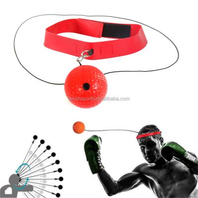 China PU Training Equipment Boxing Reflex Ball Headband Set Speed ​​Ball Boxing. for sale