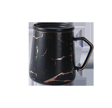 China Viable Direct European Luxury Modern Ceramic Grade Tea Deal Gift Box Sublimation White Empty Coffee Mug Set for sale