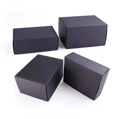 China Recyclable Black Wholesale Custom Logo Premium Luxury Cardboard Paper Gift Box For Shoes and Clothing for sale