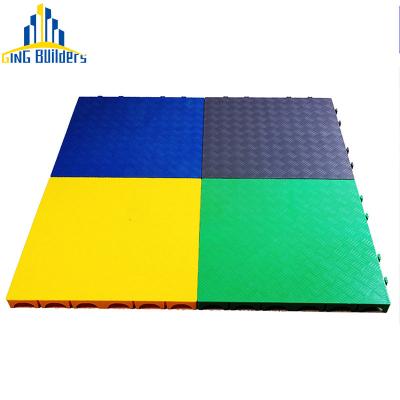 China Anti Slip Easy To Install Eco Basketball Court Gray 3