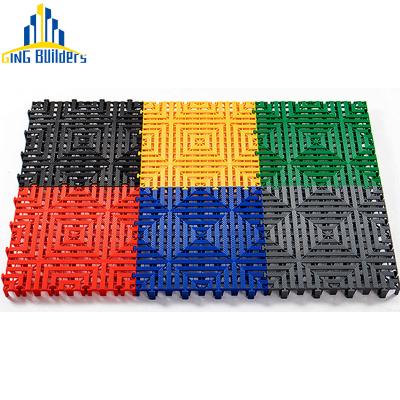 China Workshop Duty 500*500 White Garage Tile 40X40 Thickness Anti-Slip Eco-Friendly Flexible Building Floor Tiles For Industrial for sale