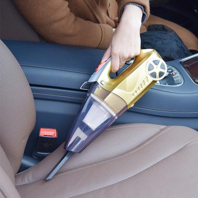 China ABS 4-in-1 Car Vacuum Cleaner with Portable Tire Inflator, LCD Display and LED Lights, Portable Car Vacuum Cleaner for sale