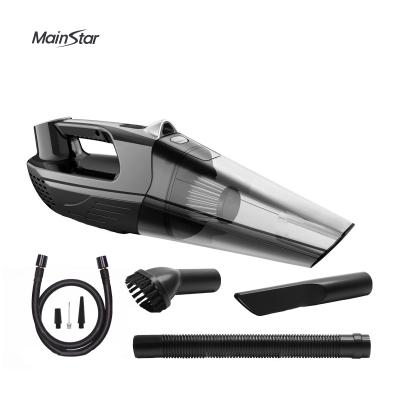 China Portable ABS and attached handheld car vacuum cleaner with multiple accessories for all-around cleaning for sale