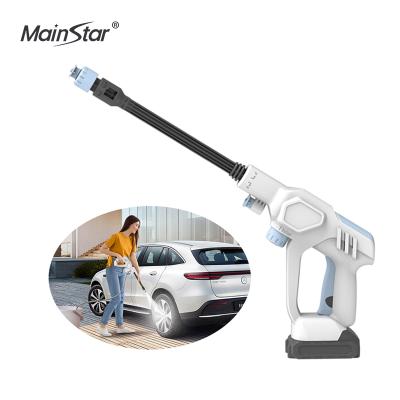 China ABS car wash gun spray 21v cordless electric car battery operated high pressure gun for car wash for sale