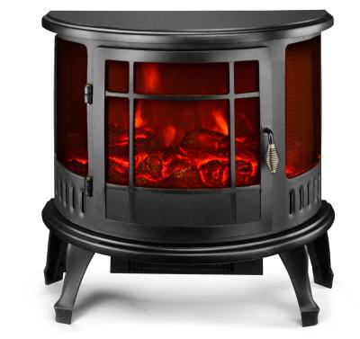 China Household Freestanding Electric Stove 3 Sided Open Design For Full View for sale