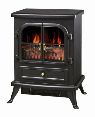 China Portable 1800W Classic Freestanding Electric Fireplace Heater for sale