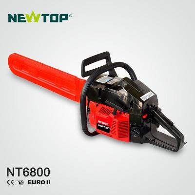 China Hot Sale 2-Stroke Outdoor Tools Gasoline Chainsaw 68CC Powerful Chainsaw for sale