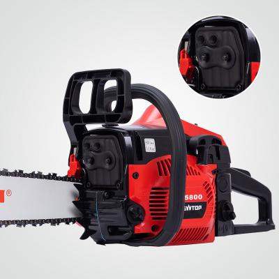 China 2-Stroke 58cc Gasoline Chainsaw 2 Stroke Wood Cutting Chainsaw for sale