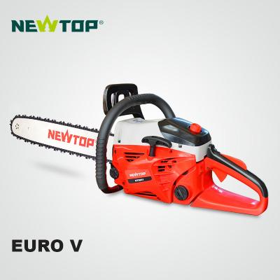 China 2-Stroke 2022 New Model Gasoline Chainsaw 45/52/58cc EURO V Chainsaw for European Market for sale