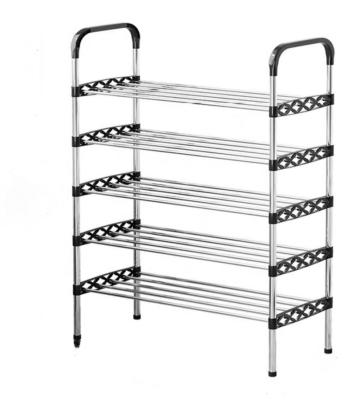 China China Factory Supply Cheap Price Convertible Modern 6 Layer Metal Shoe Racks For Sale for sale