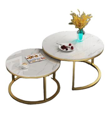 China Small coffee table family coffee table (size) living room table small tea table modern simple round creative iron Nordic marble adjustable C.S.I. for sale